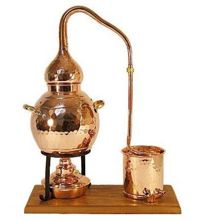 „CopperGarden®“ Destillieranlage 2L Alembik Tischdestille - zum Schließen ins Bild klicken